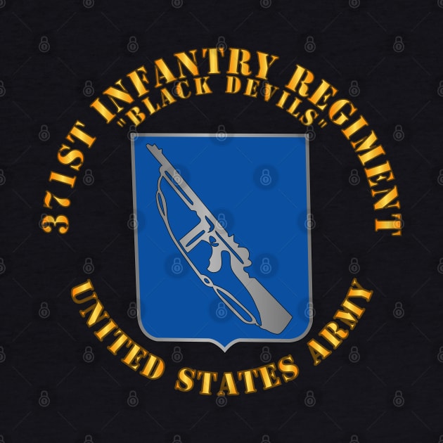 371st Infantry Regiment - DUI (V1) - Black Devils by twix123844